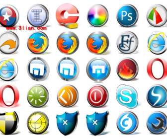 circular computer desktop icon png