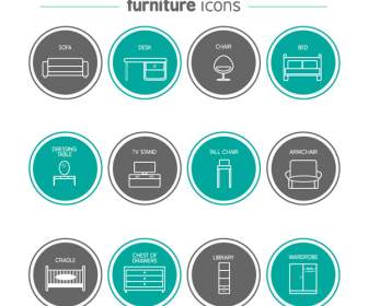 Circular Furniture Icon