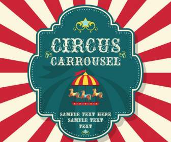 Circus Carousel Background