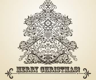 klassische Weihnachtsbaum Muster