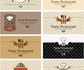 Классический ресторан дизайн карты