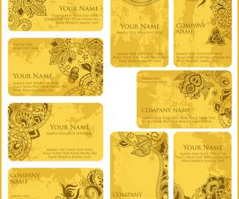 Classic Yellow Plant Business Cards