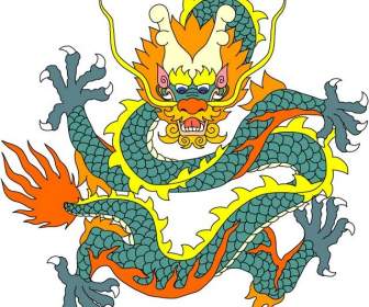 Matériel De Motif Dragon Chinois Classique