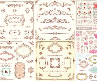 古典的な装飾的なパターンの本