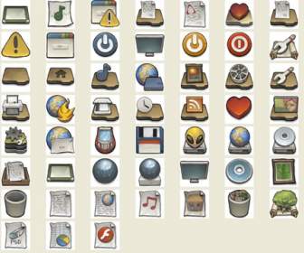 clay style computer desktop icon png