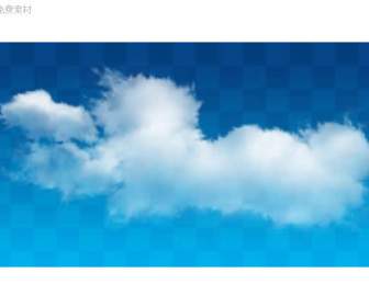 clouds psd layered material