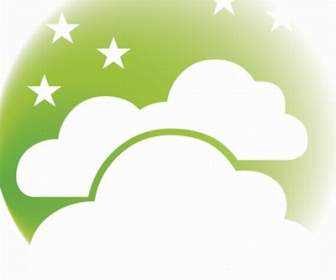 Cloudy Green Icon