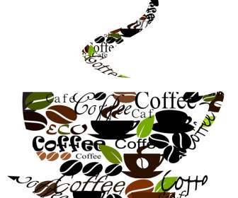咖啡杯子標誌設計