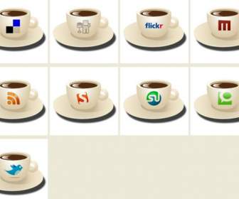 咖啡杯子網站 Logo 圖示 Png