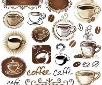 Kaffee Thema Materialien