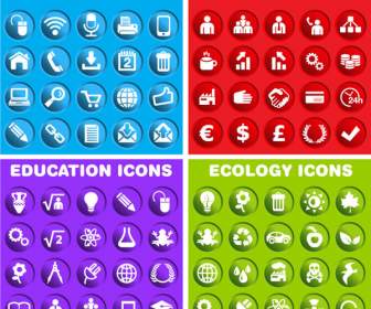 Color De Los Iconos De Página Web