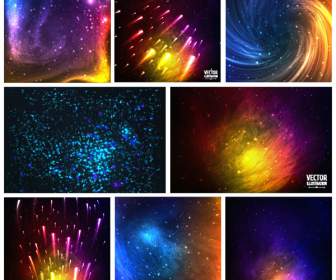 Warna-warni Mimpi Nebula Latar Belakang