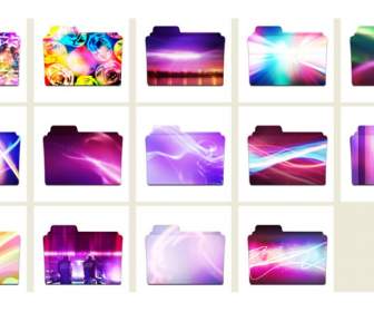 colorful folder icons png