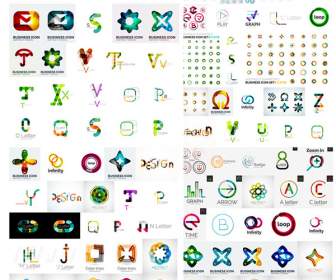 красочные геометрические символы