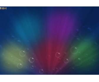 Colorful Light Bubble Background Psd Material