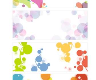 Colorful Polka Dot Background Material