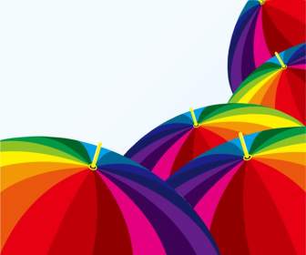 Renkli şemsiyeler