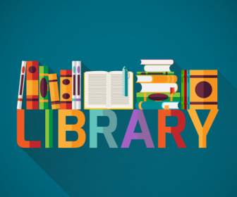 Kombinatorial Perpustakaan Buku Logo
