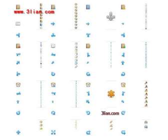 commonly used web icons