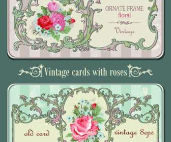 Complex And Antiquated Paper Cards