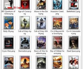 computer games and movie covers png icon