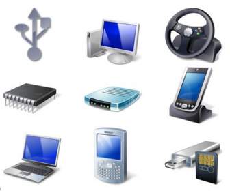 computer hardware setup connection icon