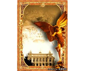 Continental Picture Frame Psd Cupid Sculpture Materials