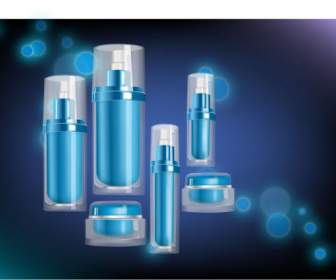 Cosmetica Bottiglia Blu