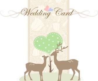 Cozy Moose Wedding Invitation Cards