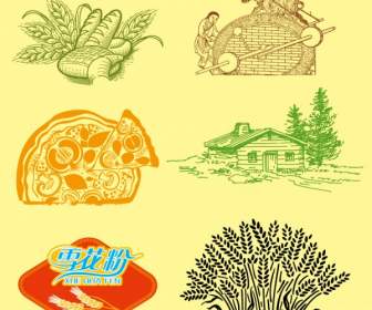 Creative Cartoon Agricultural Product Illustration