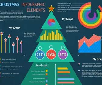 Kreative Weihnachten Thema Grafik-design