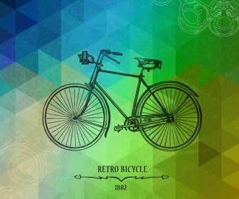 Creative Hand Painted Bikes Background