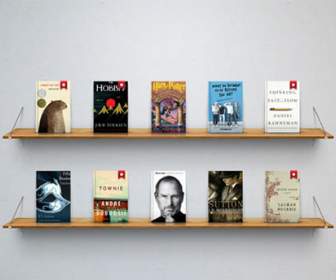 Creative Home Bookshelves Design Psd Template