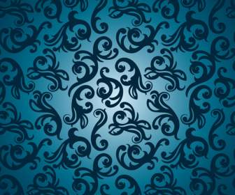 Kreative Muster Blau Hintergrund