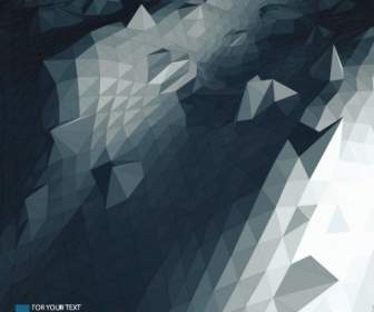 Creatived Origami Gray Background