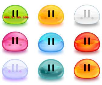 crystal face png icons