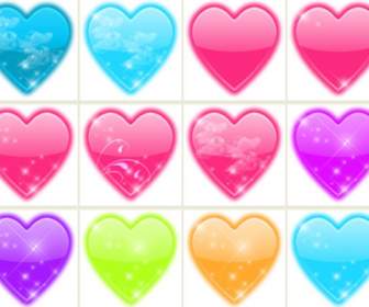 Crystal Heart Png Icons