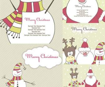 Cute Christmas Illustration Material