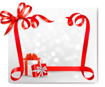 微妙的蝴蝶结缎带边框