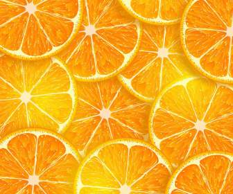Fond De Délicieuses Tranches D’orange