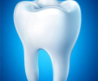 Dental Blauem Hintergrund