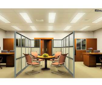 Design Effect Drawing Of Office Buildings Psd Layered Material
