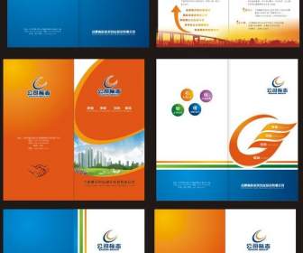 Design De Brochuras De Ciência E Tecnologia Empresarial