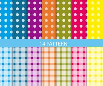 Dots And Squares Background