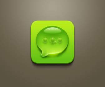 drops of air bubble dialog box icon psd material