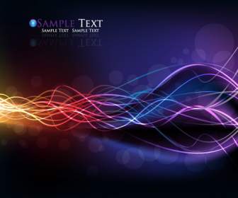 Dynamic Colorful Wavy Background