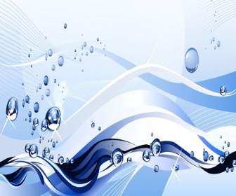 Dynamic Water Wave Background
