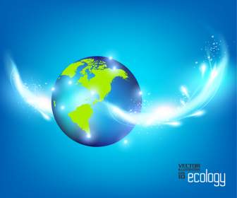 Earth M Wave Background