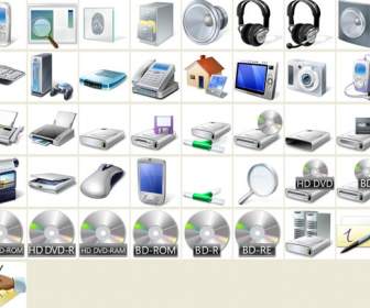 Elektronik PNG-icons