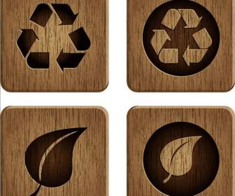 Environmentally Friendly Wooden Icons